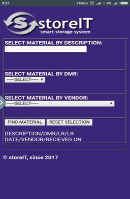 StoreIT App Screenshot